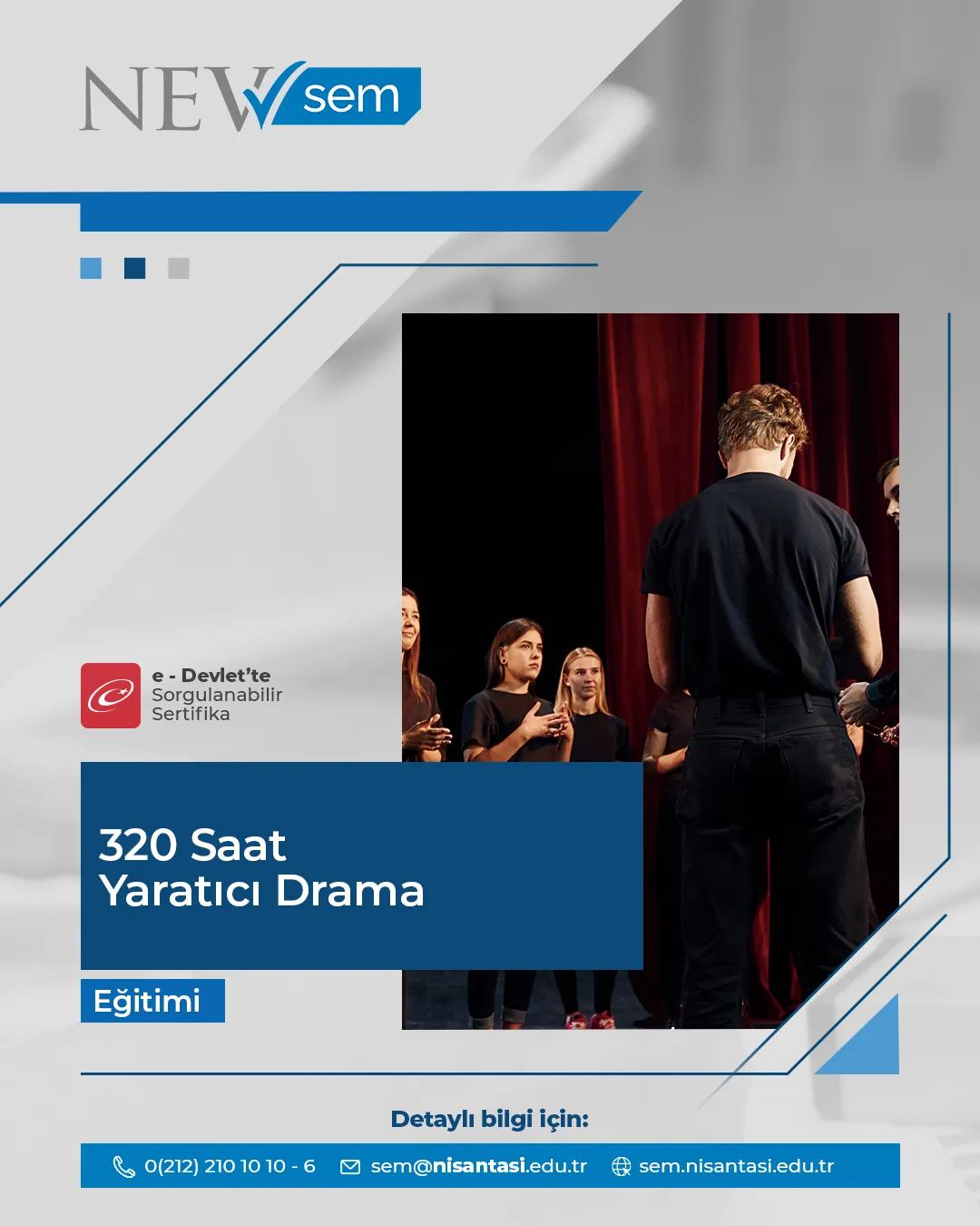 320 Saat Yaratıcı Drama Sertifika Programı