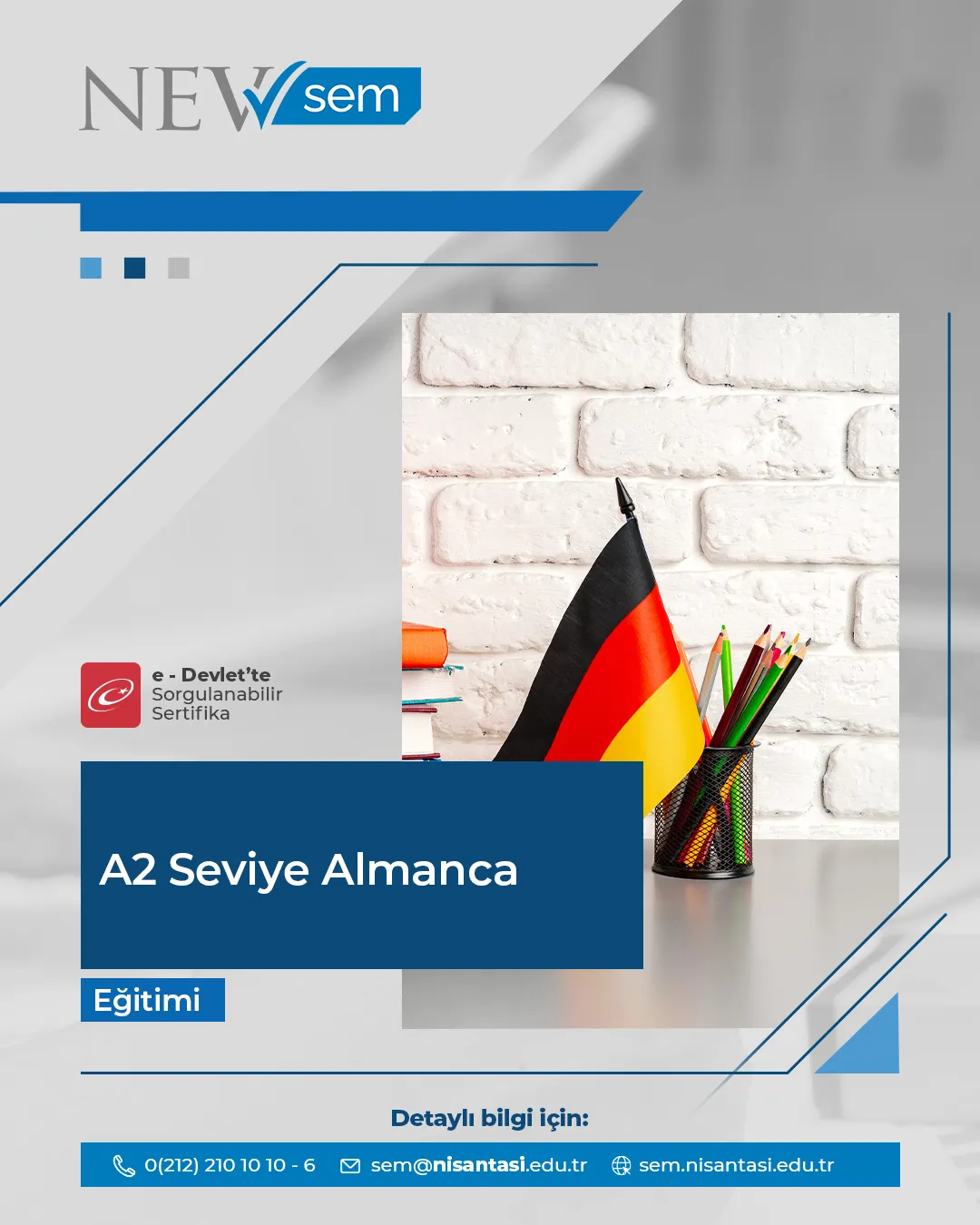 A2 Seviye Almanca Sertifika Programı