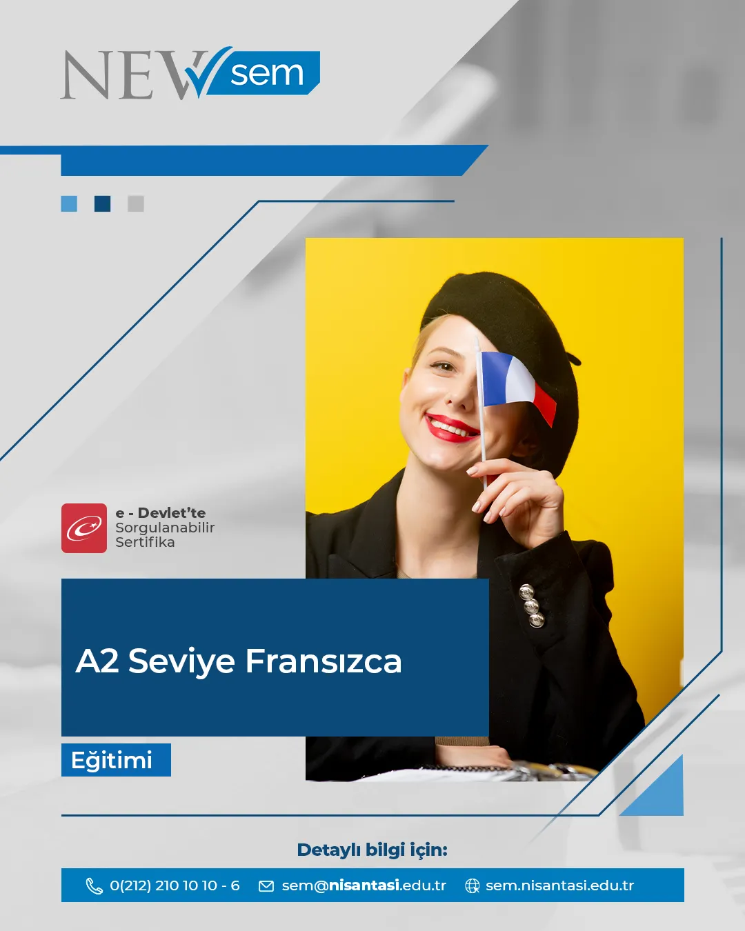 A2 Seviye Fransızca Sertifika Programı