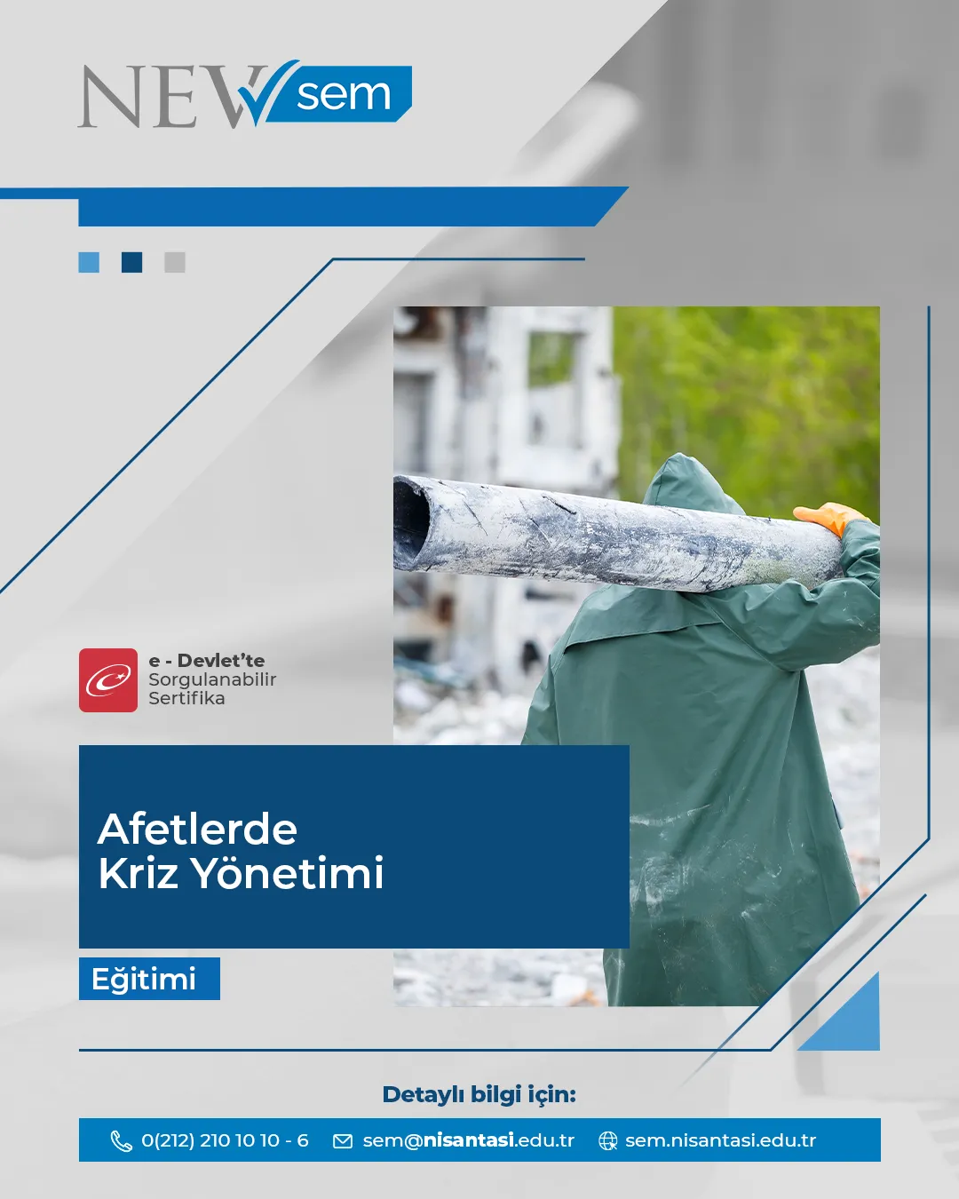 Afetlerde Kriz Yönetimi Sertifika Programı