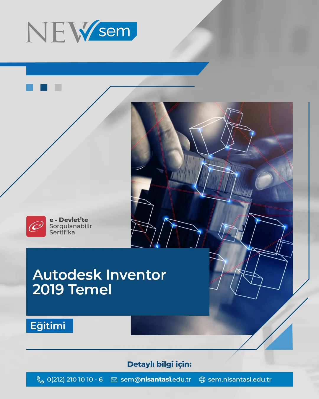 Autodesk Inventor Sertifika Programı 2019 Temel Seviye Sertifika Programı