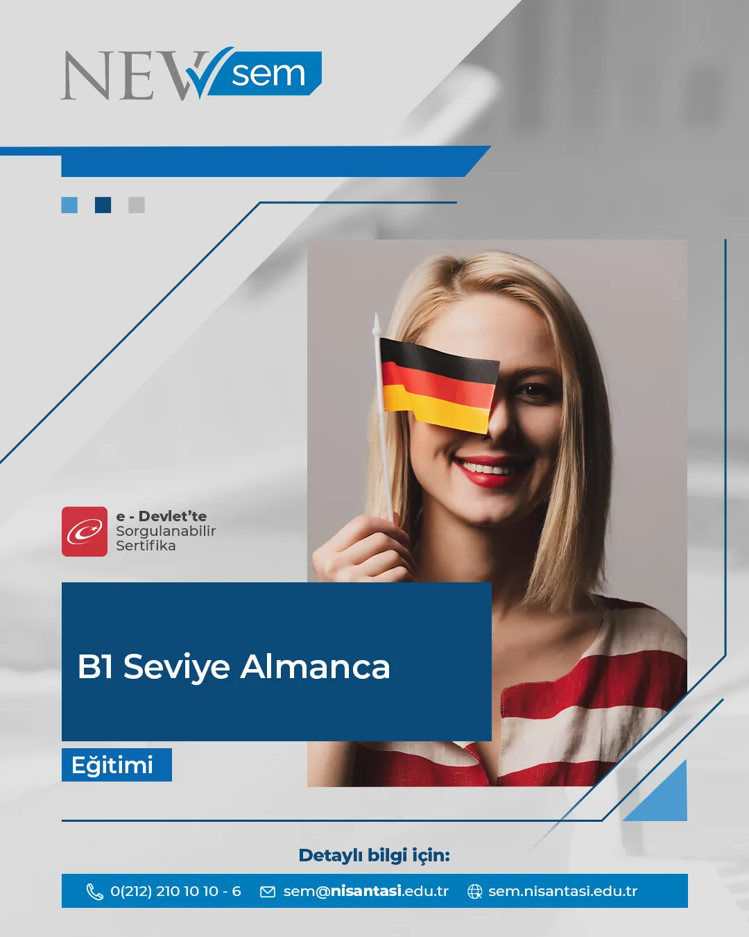 B1 Seviye Almanca Sertifika Programı