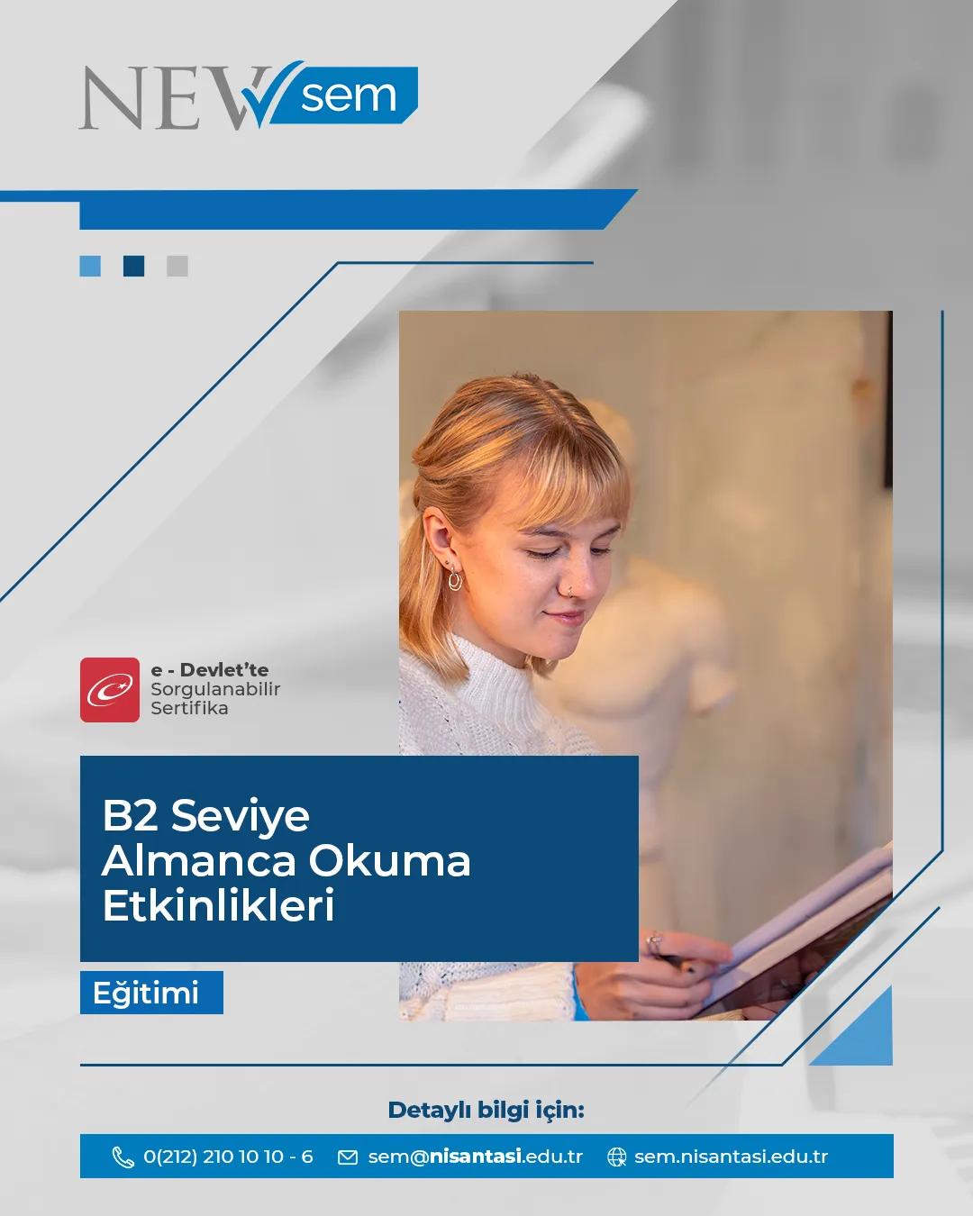 B2 Seviye Almanca Okuma Etkinlikleri Sertifika Programı