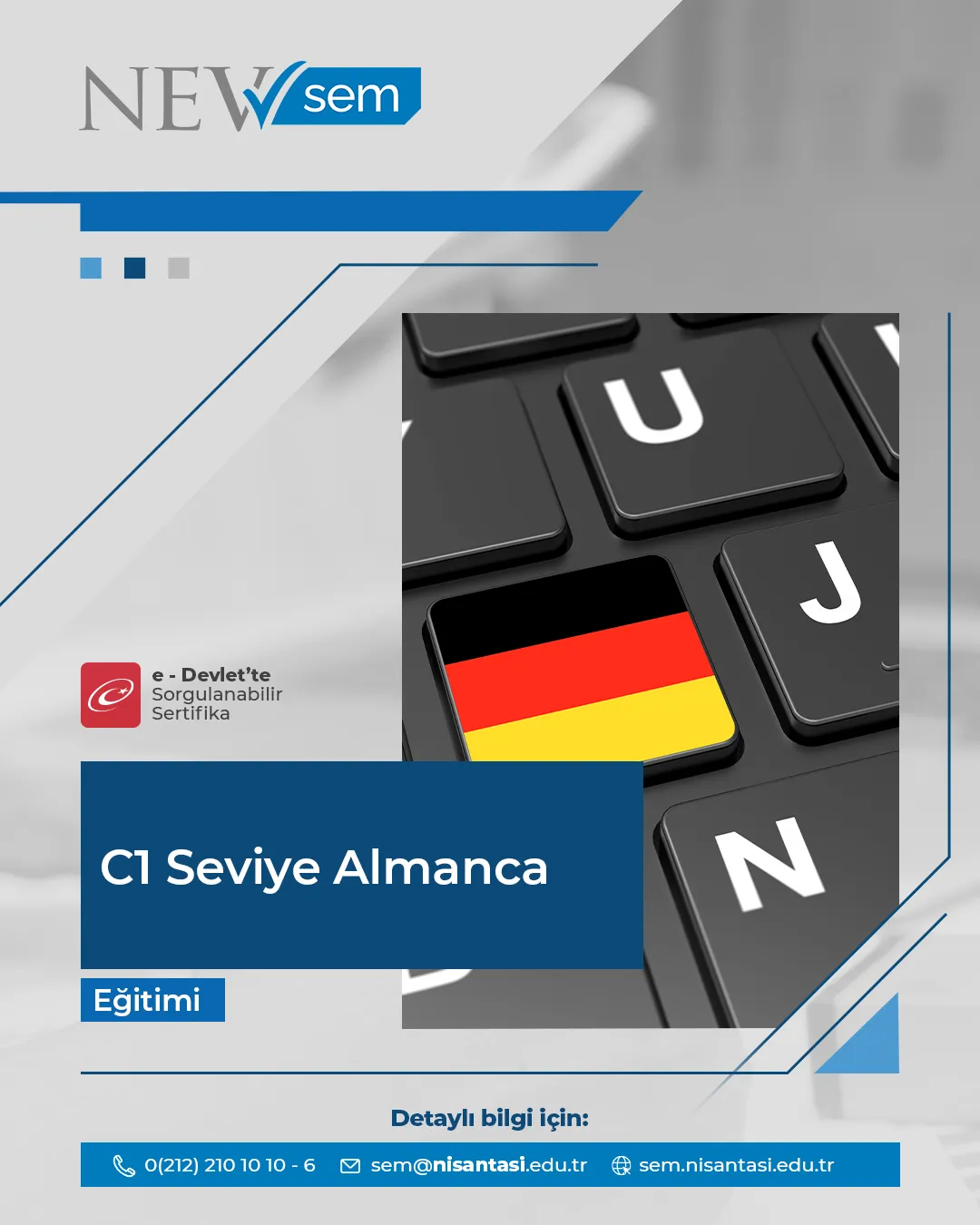 C1 Seviye Almanca Sertifika Programı