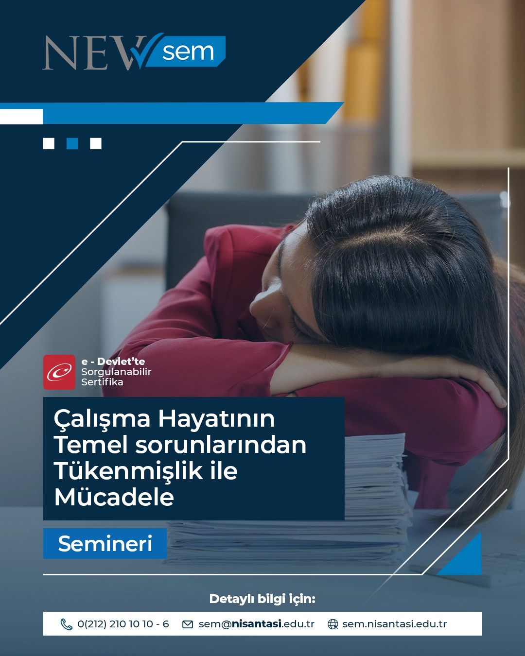 Çalışma Hayatının Temel Sorunlarından Tükenmişlik İle Mücadele Semineri