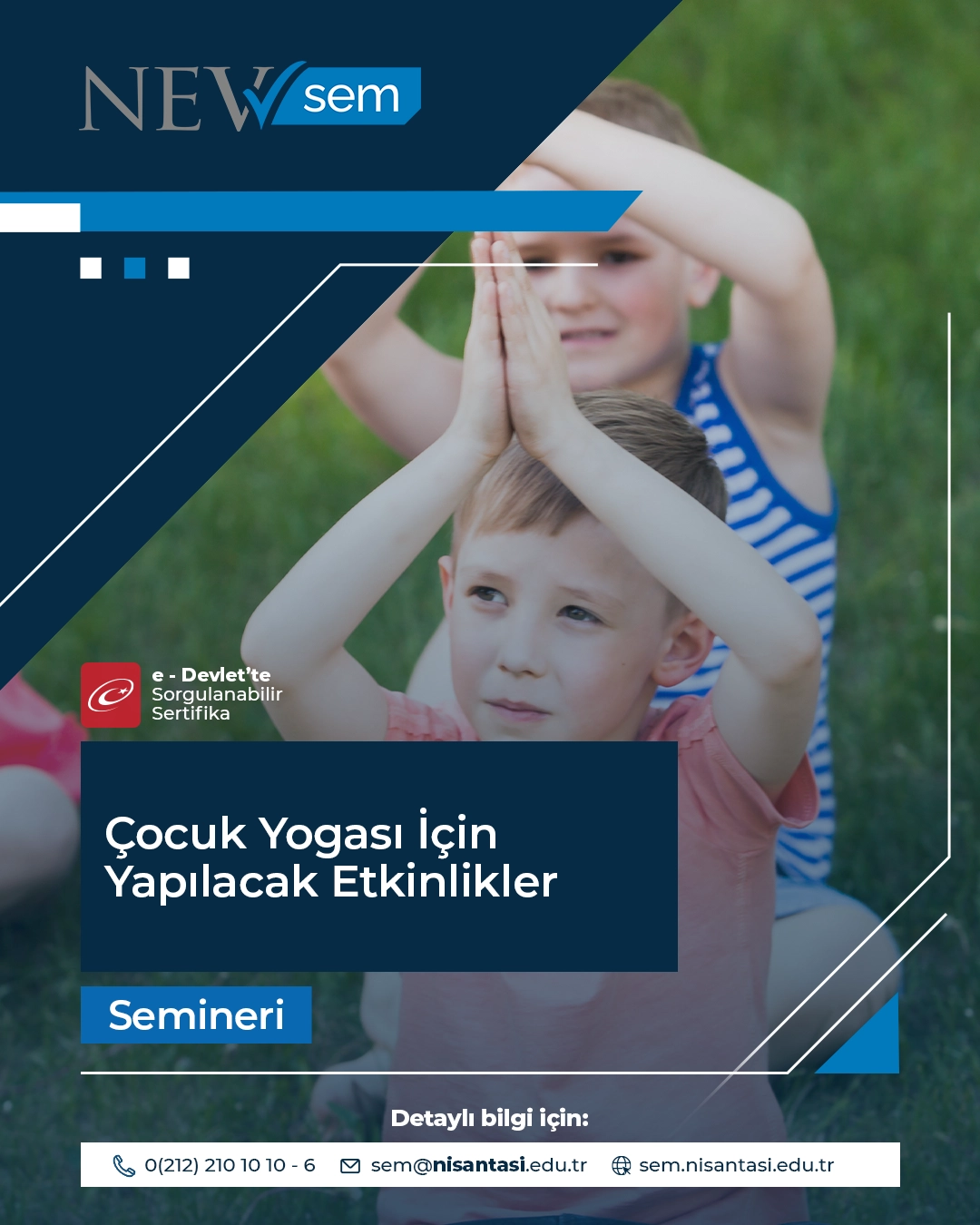 Çocuk Yogası İçin Yapılacak Etkinlikler Semineri