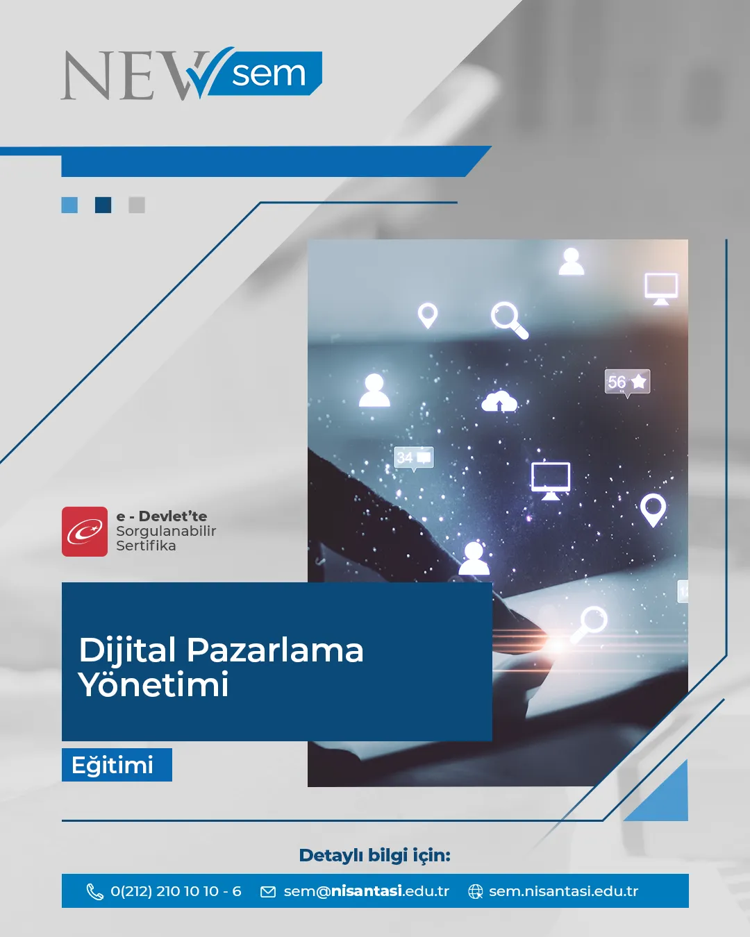 Dijital Pazarlama Yönetimi Sertifika Programı