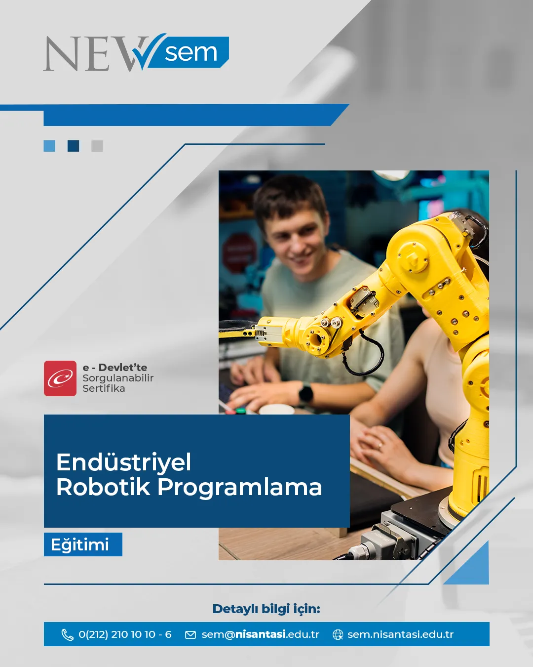 Endüstriyel Robotik Programlama Eğitimi Sertifika Programı
