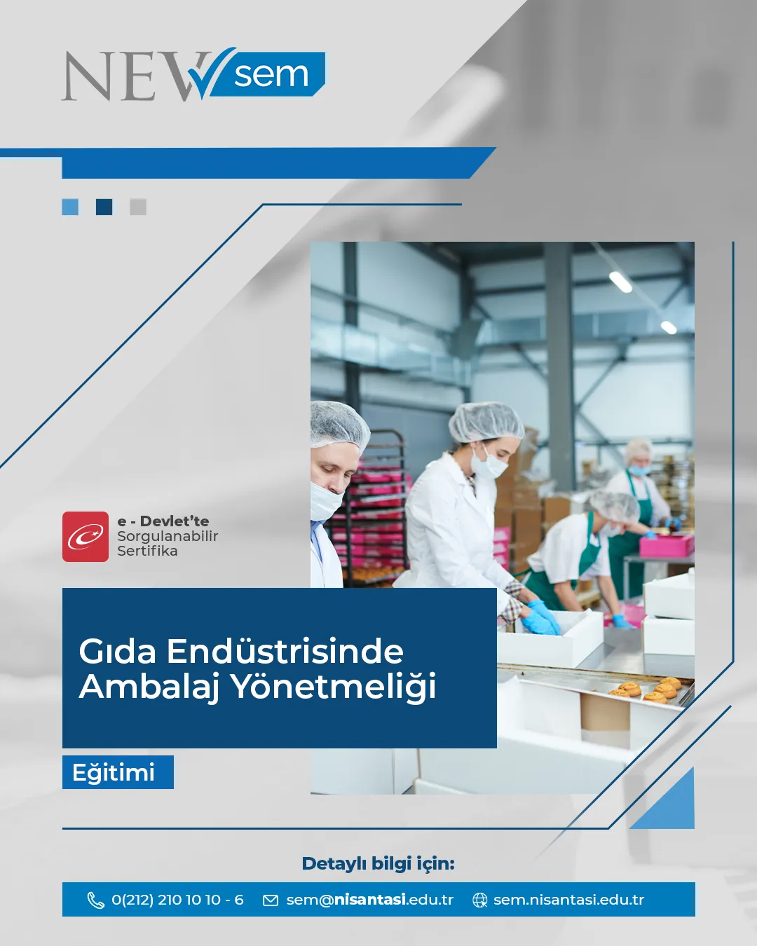 Gıda Endüstrisinde Ambalaj Yönetmeliği Sertifika Programı