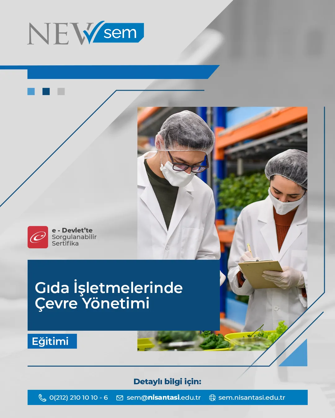 Gıda İşletmelerinde Çevre Yönetimi Sertifika Programı