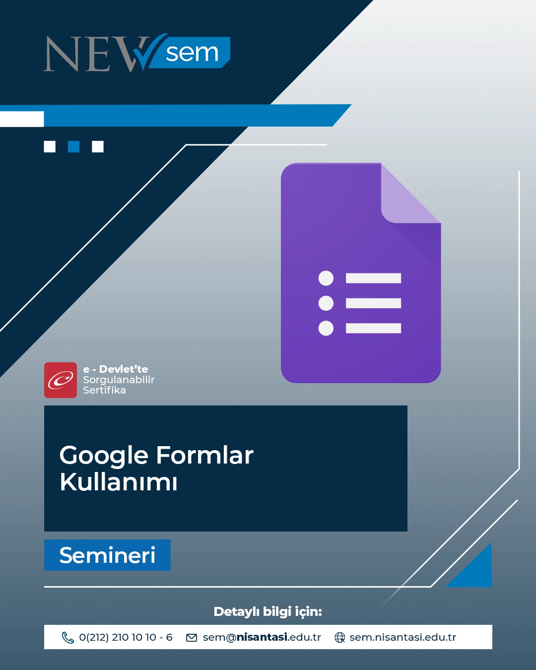 Google Formlar Kullanımı Semineri