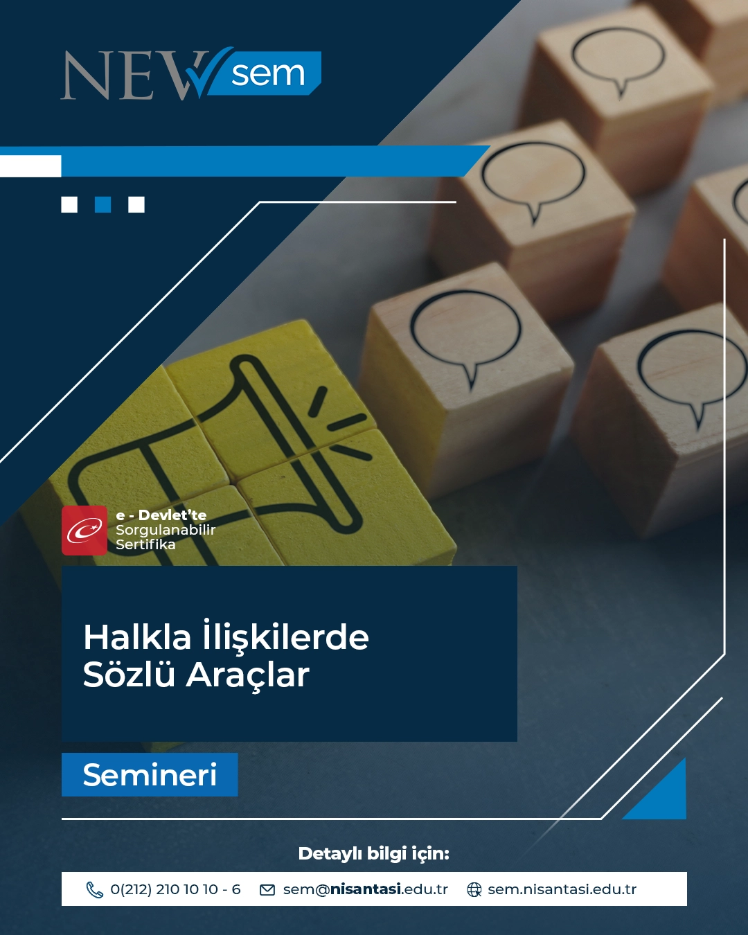 Halkla İlişkilerde Sözlü Araçlar Semineri