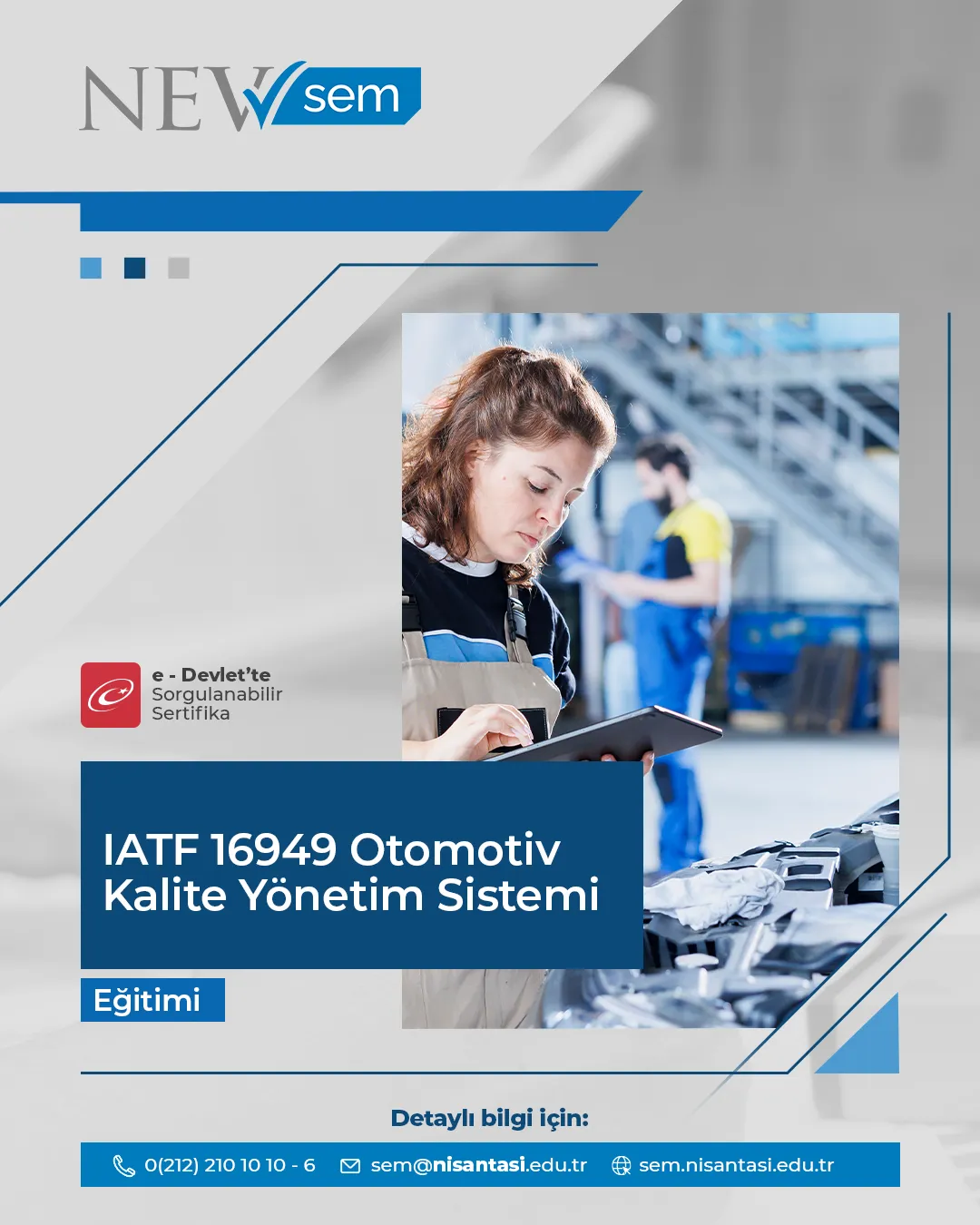 Iatf 16949 Sertifika Programı Otomotiv Kalite Yönetim Sistemi
