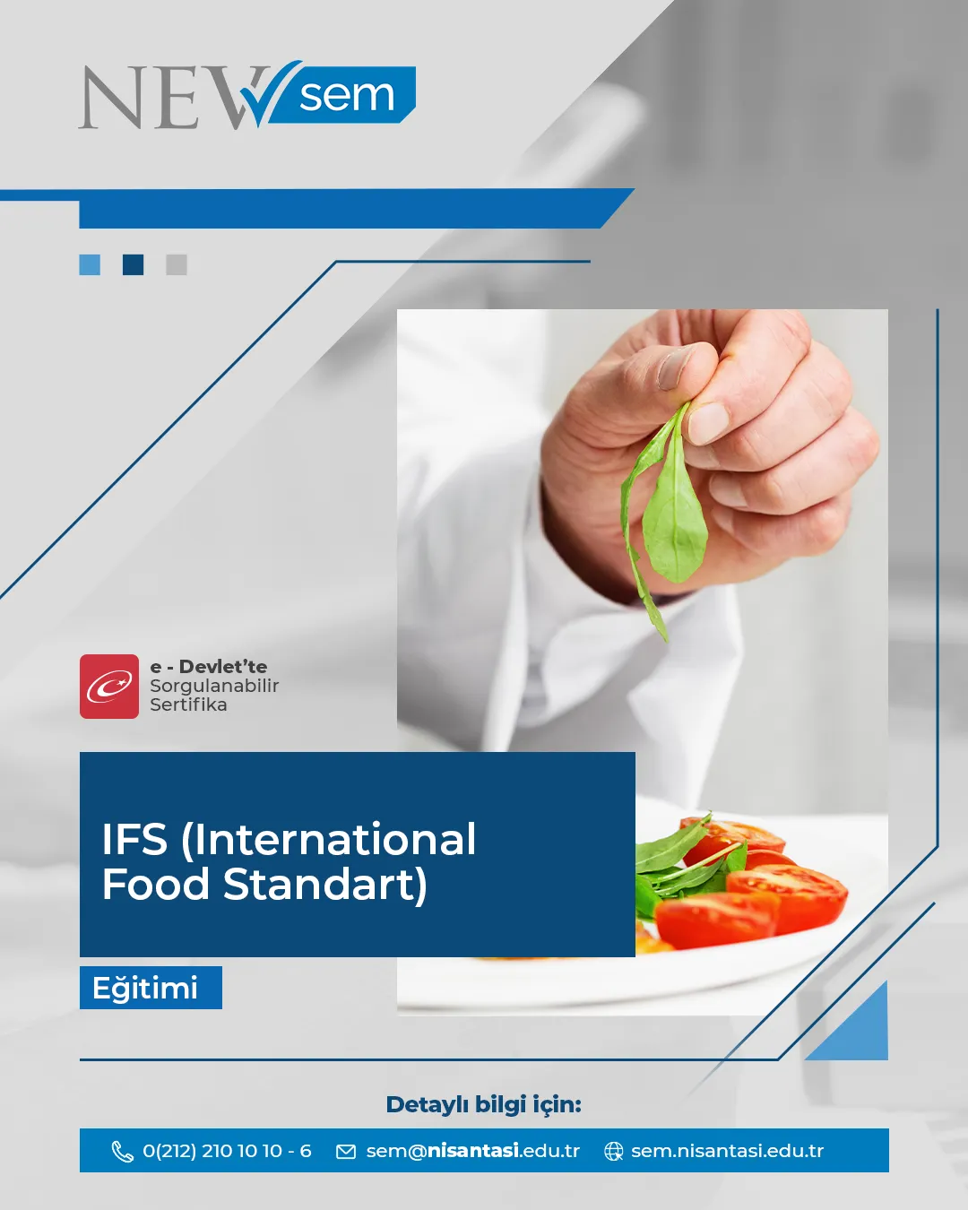 Ifs Sertifika Programı(International Food Standart) Sertifikalı Eğitim Programı
