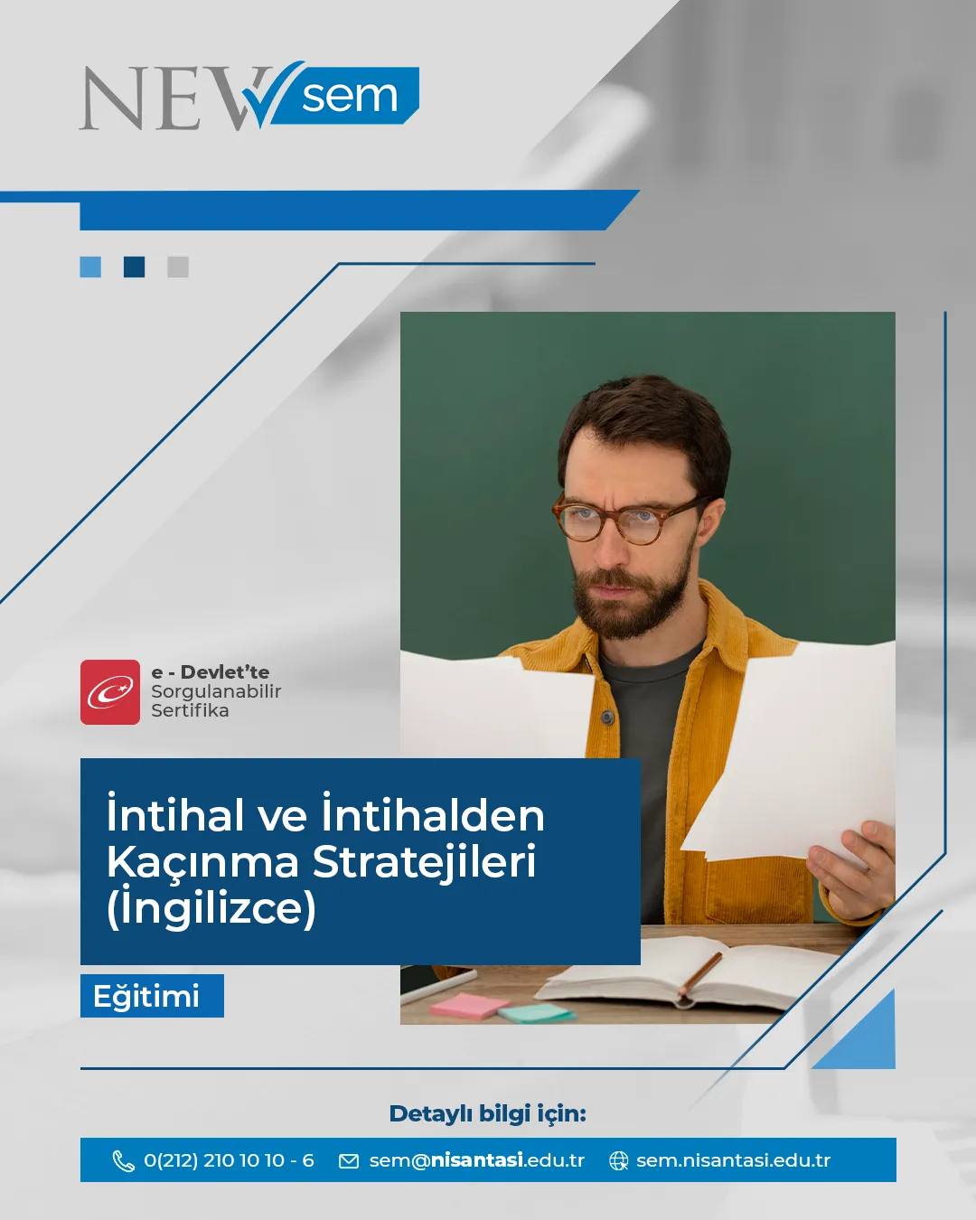 İntihal Ve İntihalden Kaçınma Stratejileri Sertifika Programı İngilizce
