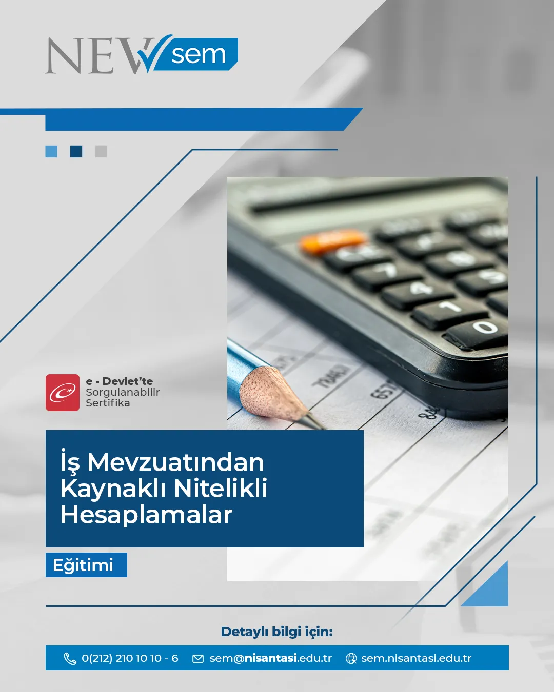 İş Mevzuatından Kaynaklı Nitelikli Hesaplamalar Sertifika Programı