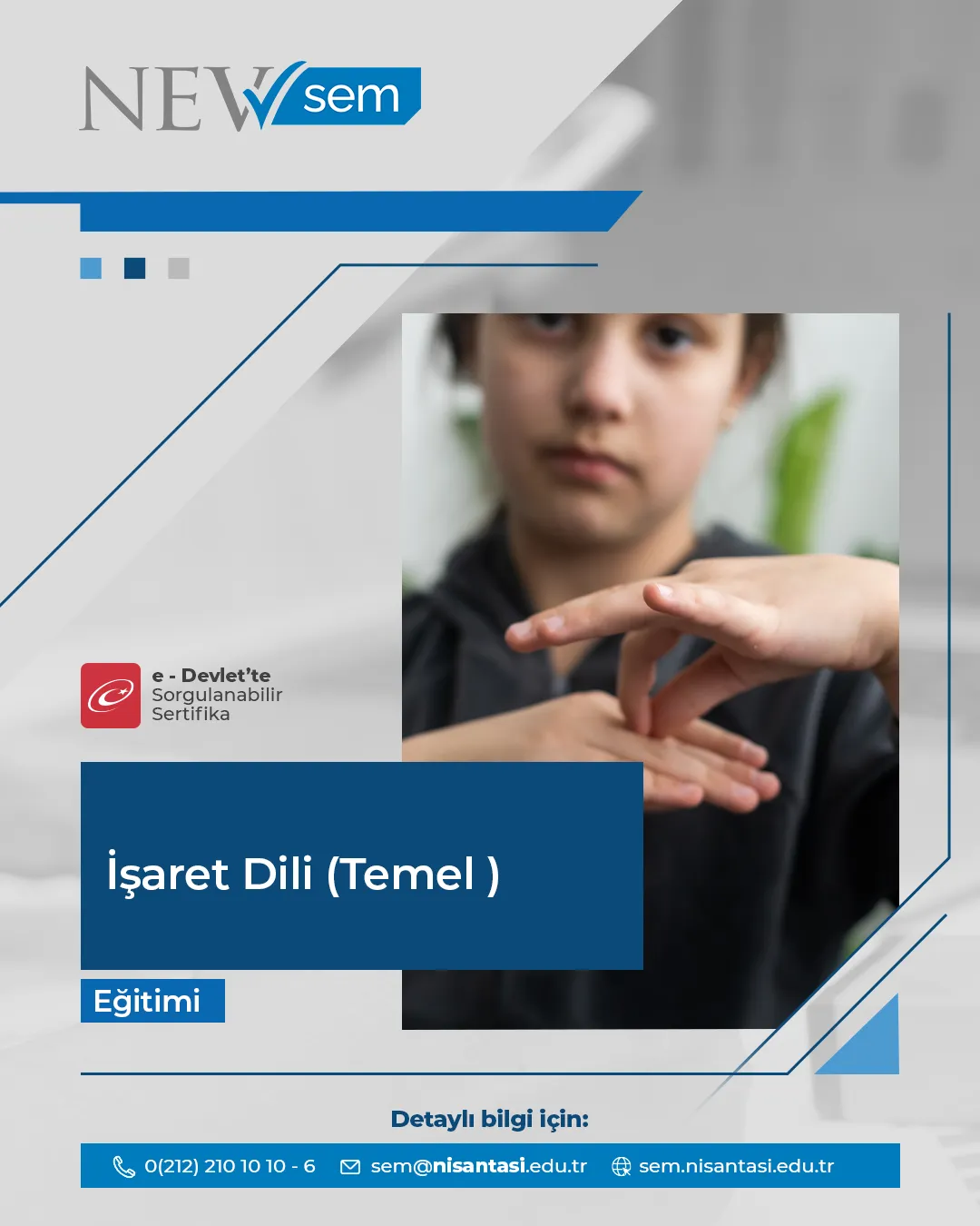 İşaret Dili Sertifika Programı (Temel Eğitim Sertifika Programı)