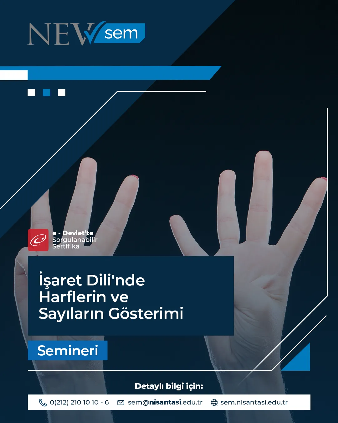 İşaret Dili'nde Harflerin Ve Sayıların Gösterimi Semineri