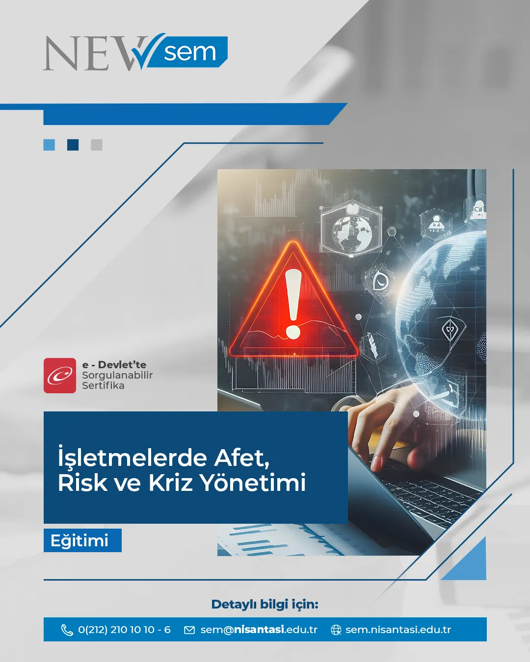 İşletmelerde Afet, Risk Ve Kriz Yönetimi Sertifika Programı