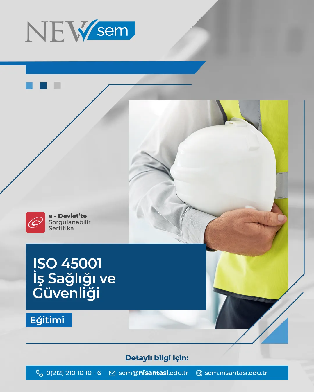 Iso 45001 İş Sağlığı Ve Güvenliği Sertifika Programı