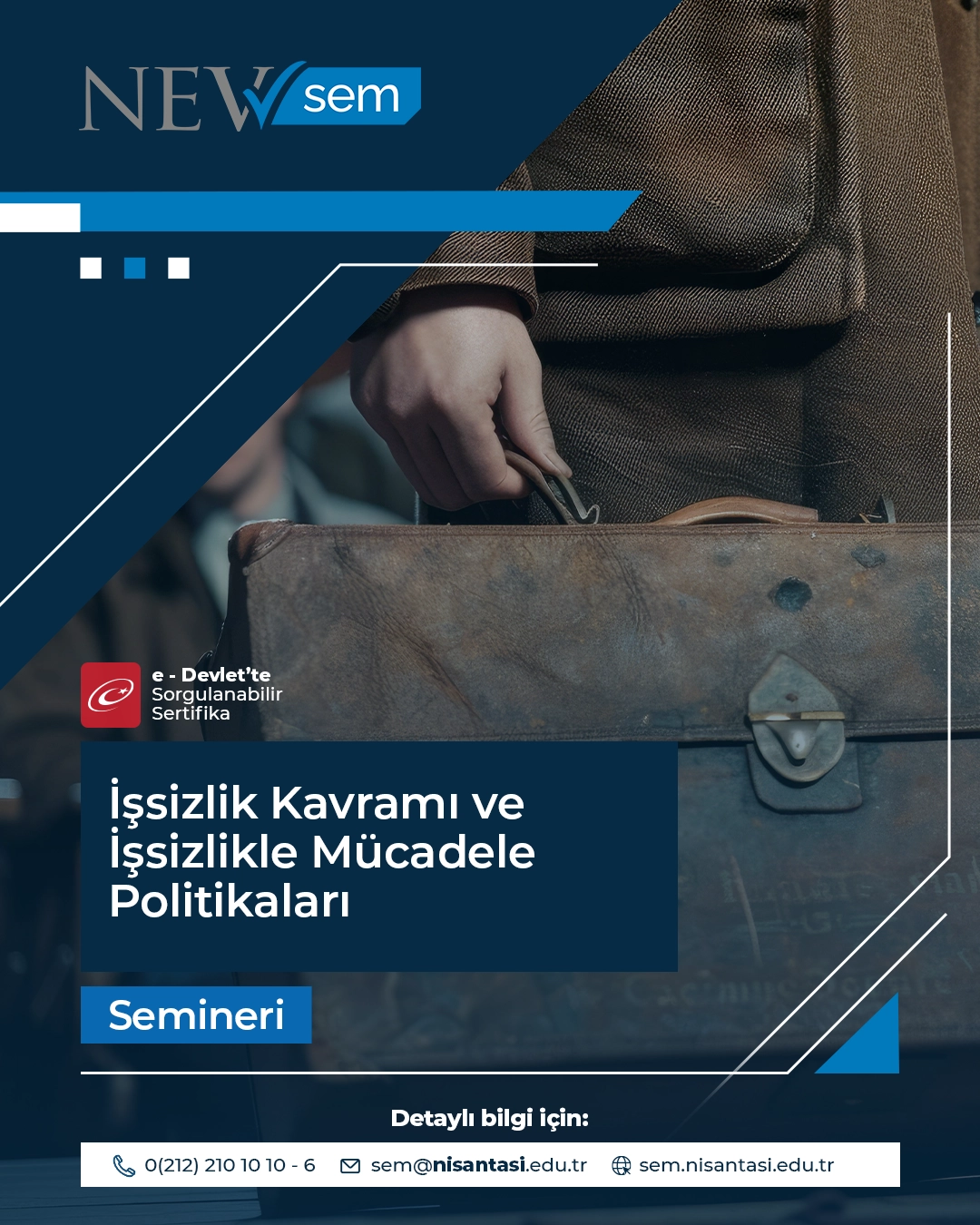 İşsizlik Kavramı Ve İşsizlikle Mücadele Politikaları Semineri