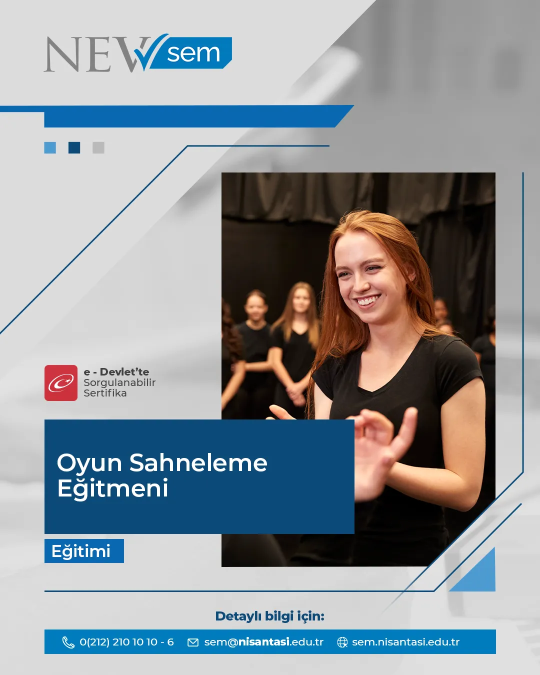 Oyun Sahneleme Eğitmeni Sertifika Programı