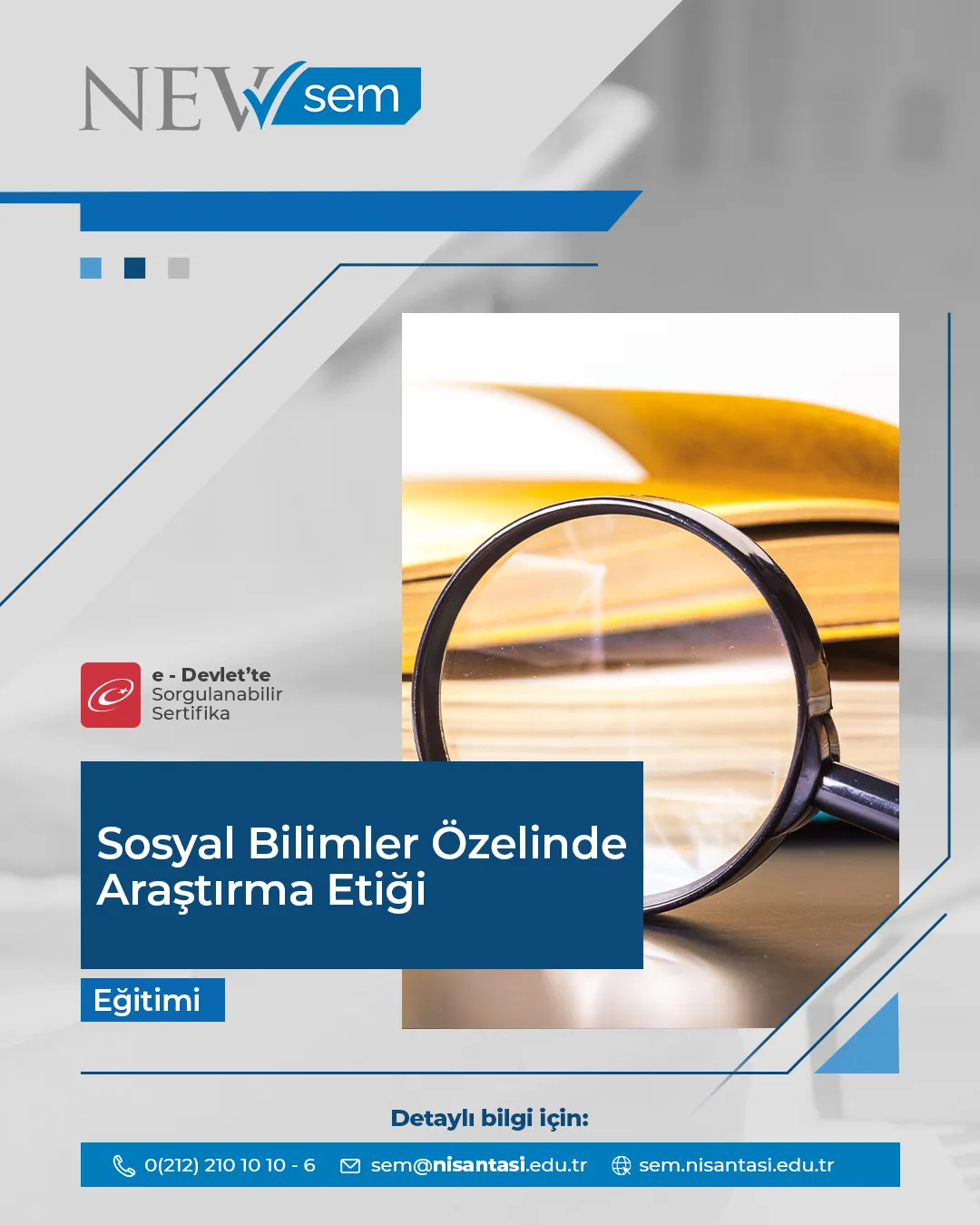 Sosyal Bilimler Özelinde Araştırma Etiği Eğitim Sertifika Programı
