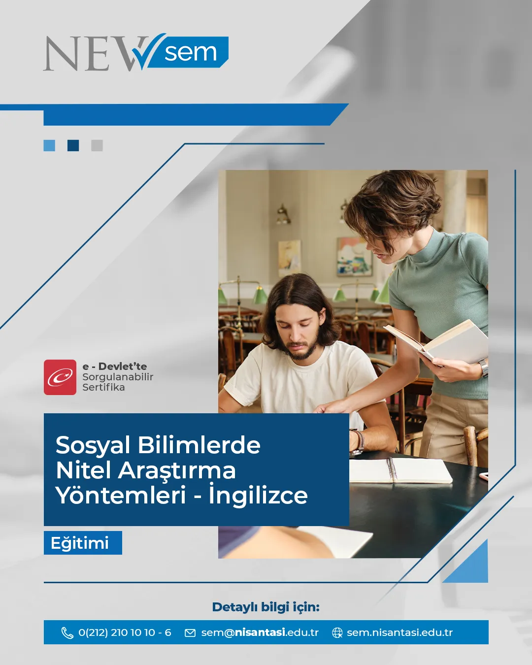Sosyal Bilimlerde Nitel Araştırma Yöntemleri Sertifika Programı - İngilizce