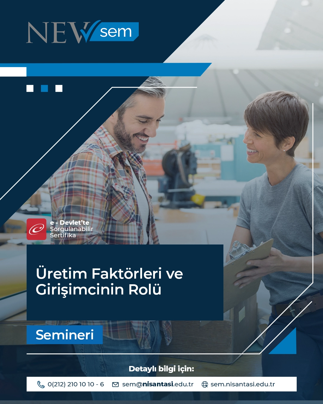 Üretim Faktörleri Ve Girişimcinin Rolü Semineri