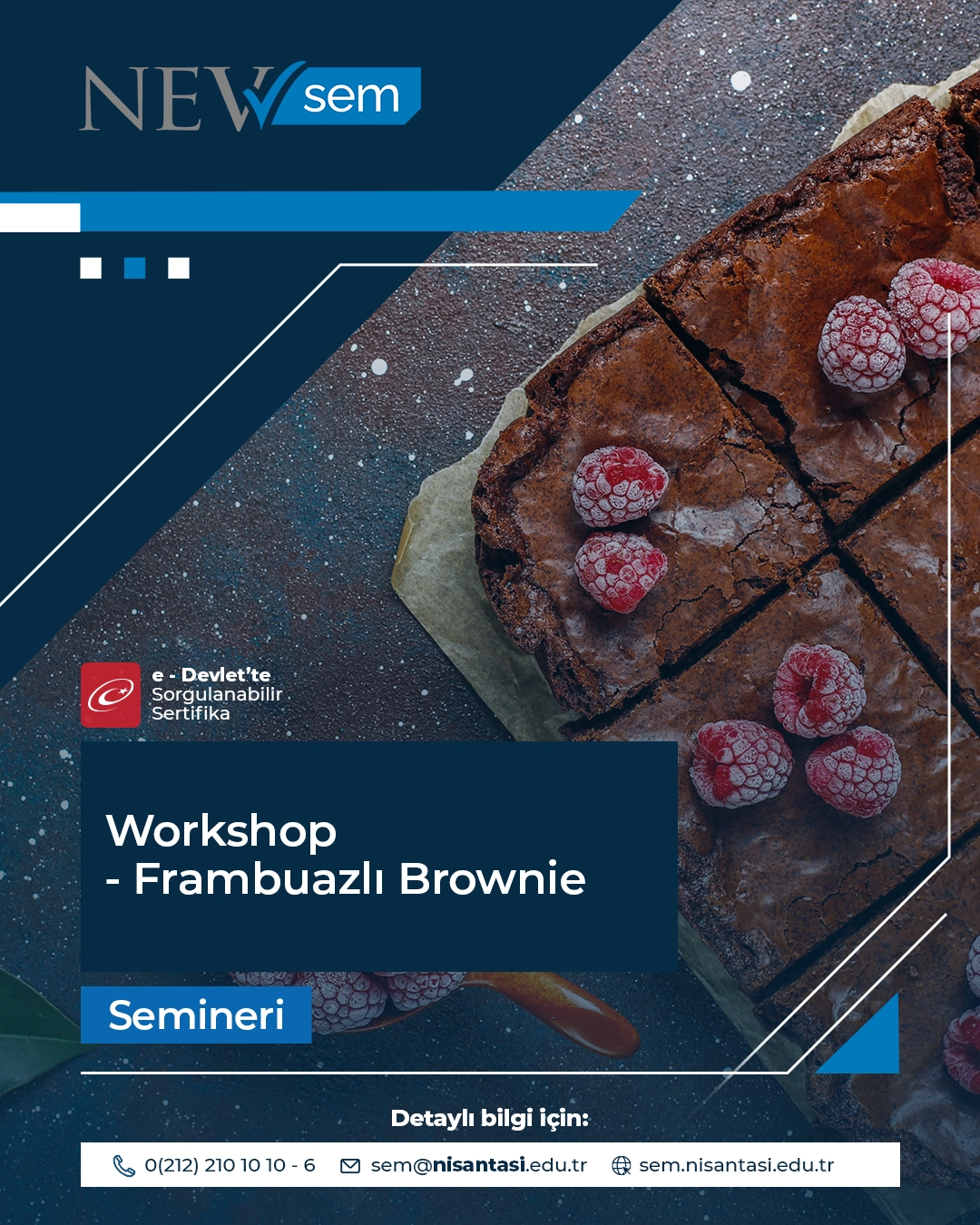 Workshop - Frambuazlı Brownie Semineri