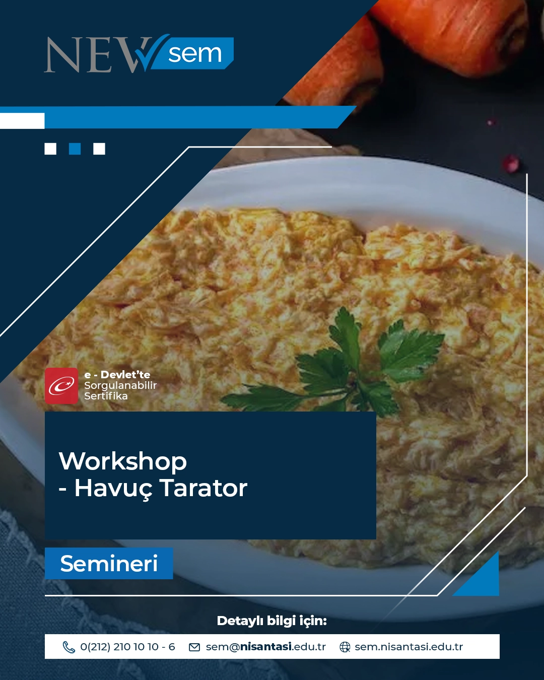 Workshop - Havuç Tarator Semineri