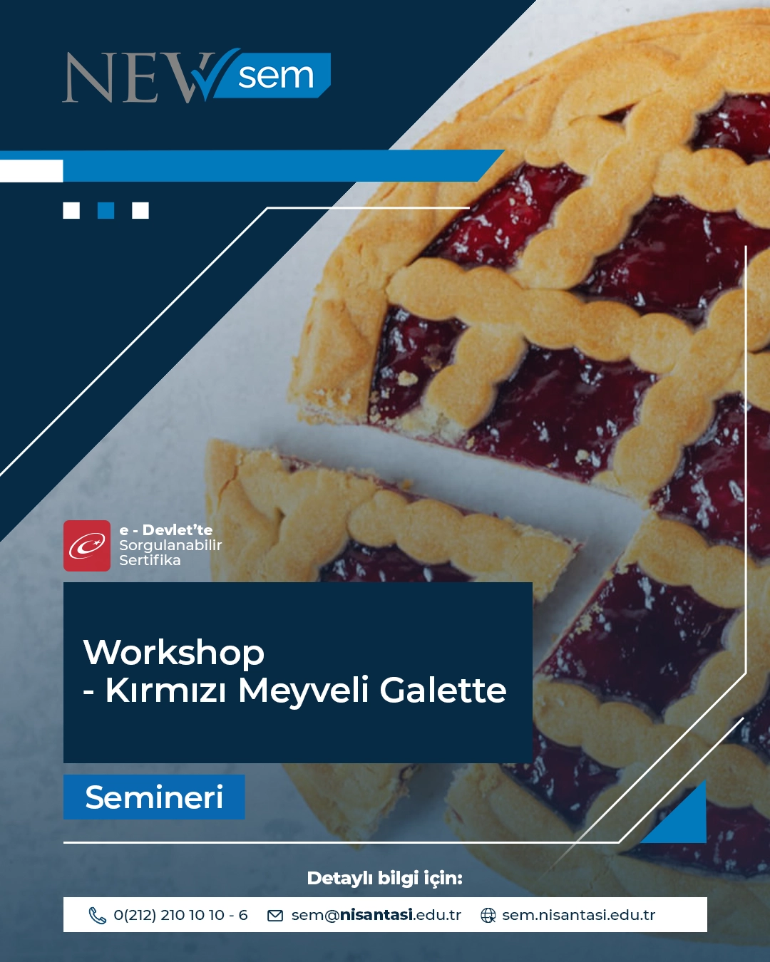 Workshop - Kırmızı Meyveli Galette Semineri