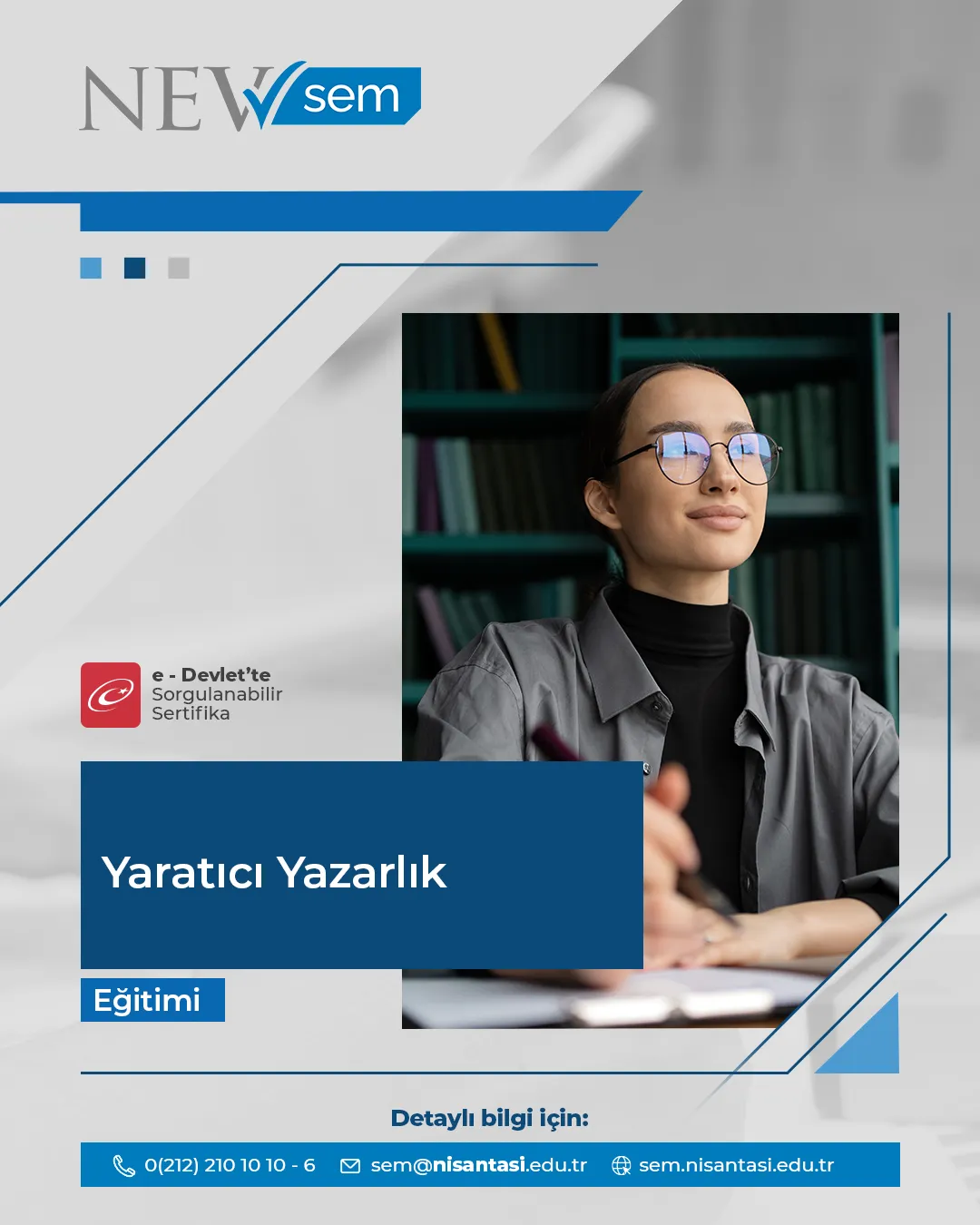 Yaratıcı Yazarlık Sertifika Programı Sertifikalı Eğitim Programı