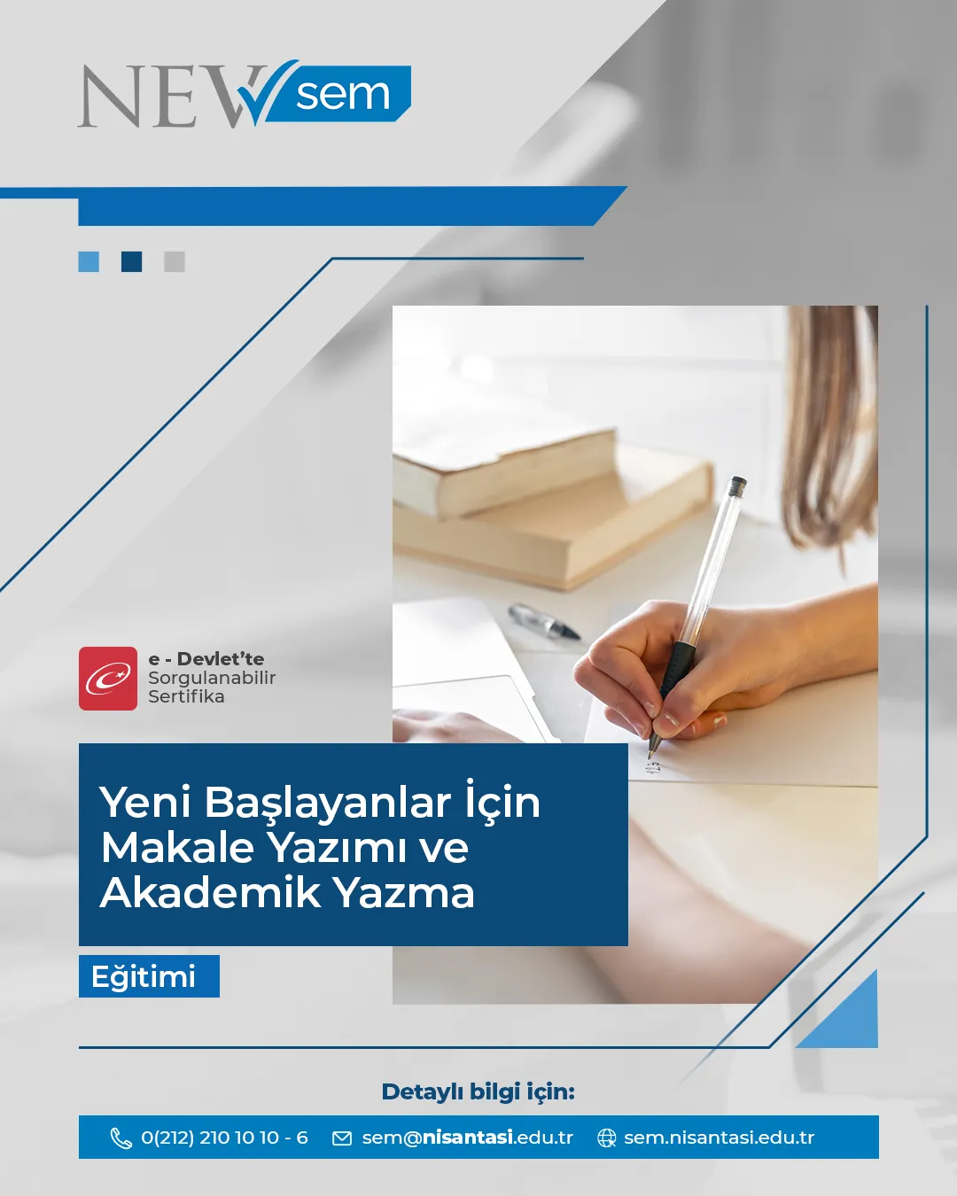 Yeni Başlayanlar İçin Makale Yazımı Ve Akademik Yazma Sertifika Programı