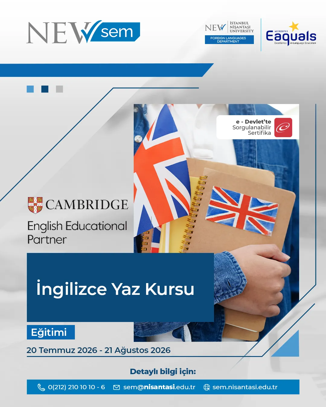İngilizce Yaz Kursu