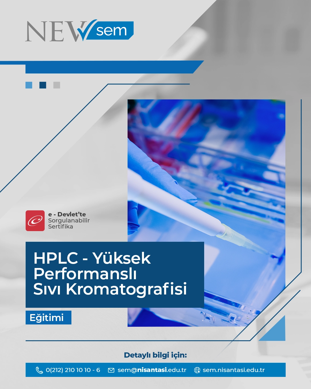 Hplc - Yüksek Performanslı Sıvı Kromatografisi Sertifika Programı