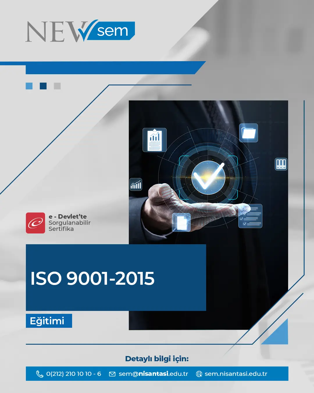 Iso 9001:2015 Temel Kalite Yönetimi Sertifika Programı
