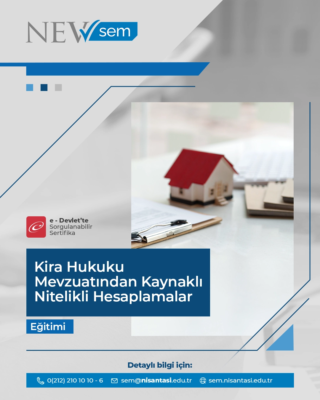 Kira Hukuku Mevzuatından Kaynaklı Nitelikli Hesaplamalar Eğitimi