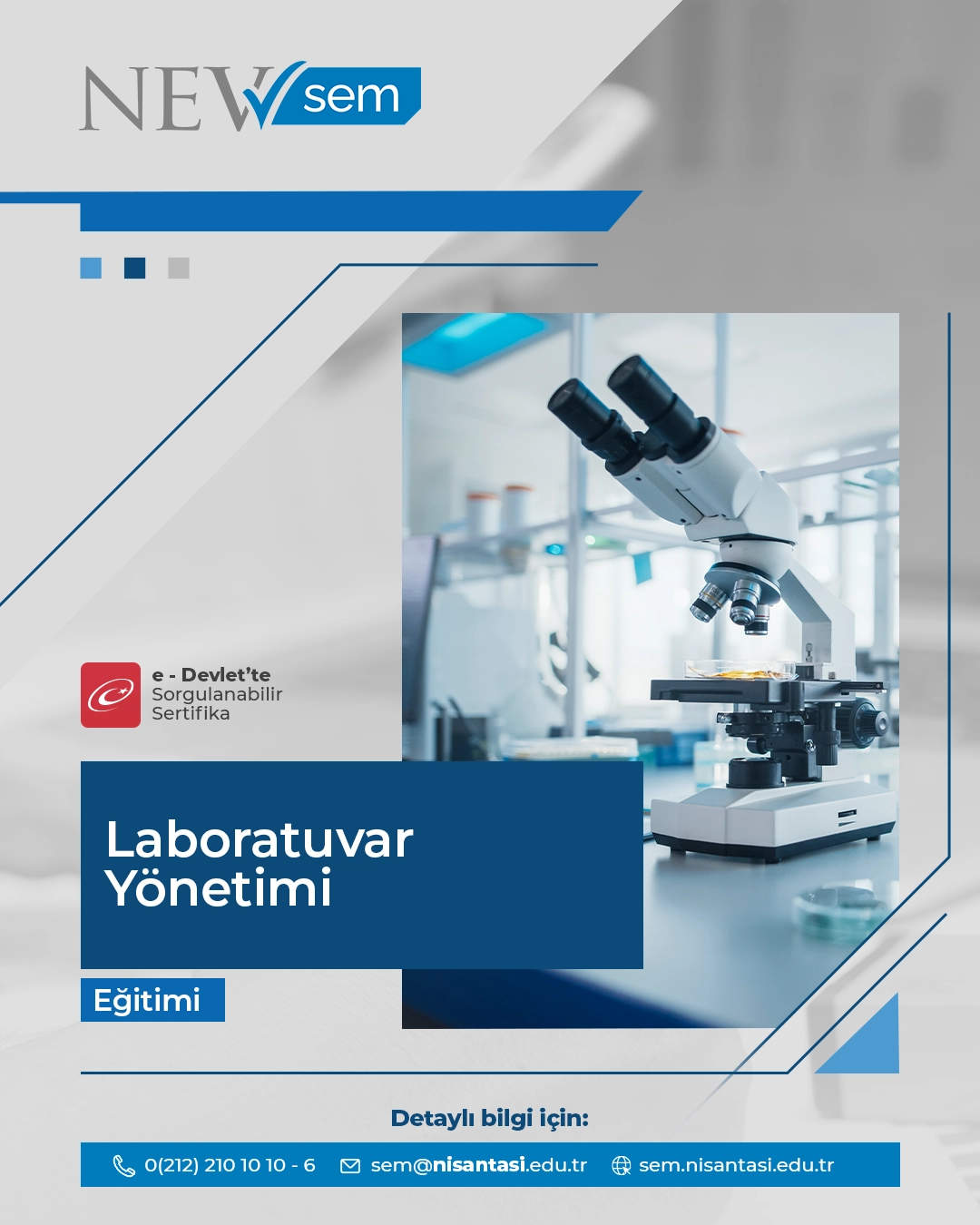 Laboratuvar Yönetimi Sertifika Programı